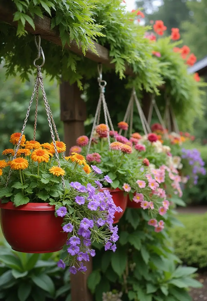 30 Backyard Plant Ideas That Transform Outdoor Living 3 30 Backyard Plant Ideas That Transform Outdoor Living - 3. Hanging Basket Gardens