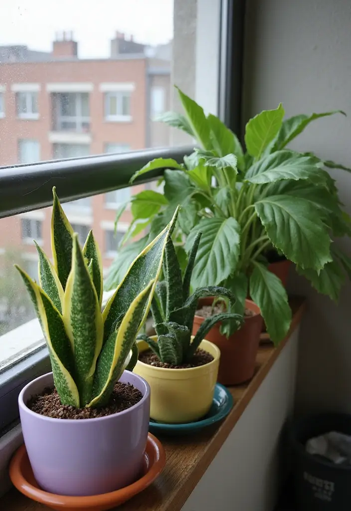 30 Balcony Plant Ideas for Small Yet Lush Spaces 14 30 Balcony Plant Ideas for Small Yet Lush Spaces - 14. Low Light Alternatives