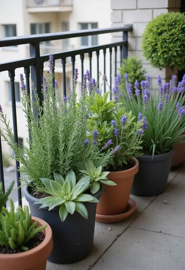 30 Balcony Plant Ideas for Small Yet Lush Spaces 17 30 Balcony Plant Ideas for Small Yet Lush Spaces - 17. Drought-Resistant Plants