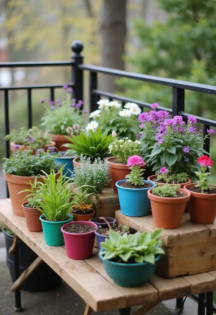 30 Balcony Plant Ideas for Small Yet Lush Spaces 18 30 Balcony Plant Ideas for Small Yet Lush Spaces - 18. Container Gardening Kits