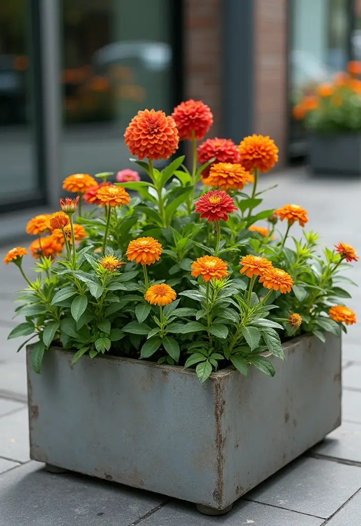 30 Balcony Plant Ideas for Small Yet Lush Spaces 4 30 Balcony Plant Ideas for Small Yet Lush Spaces - 4. Compact Flower Beds