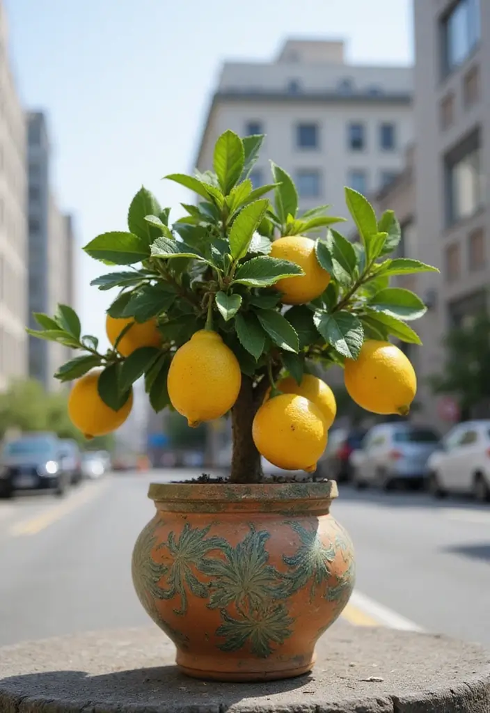 30 Balcony Plant Ideas for Small Yet Lush Spaces 7 30 Balcony Plant Ideas for Small Yet Lush Spaces - 7. Miniature Citrus Trees