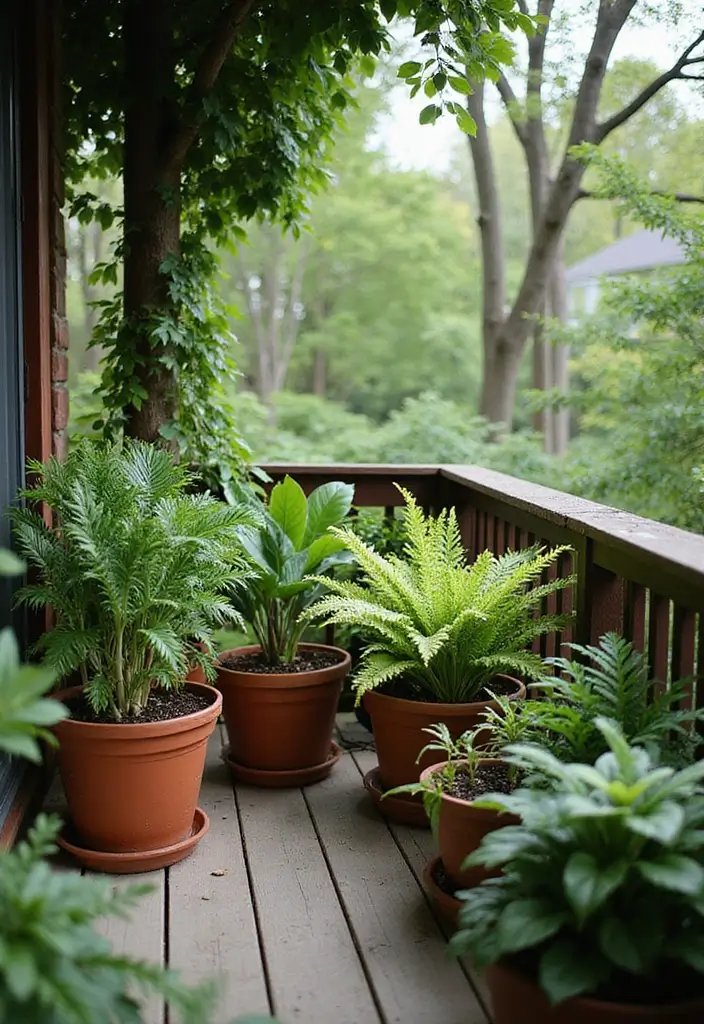 30 Balcony Plant Ideas for Small Yet Lush Spaces 9 30 Balcony Plant Ideas for Small Yet Lush Spaces - 9. Shade-loving Plants