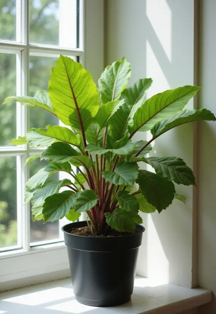 30 Bay Window Plant Ideas That Brighten Your Home 18 30 Bay Window Plant Ideas That Brighten Your Home - 18. Indoor Beets