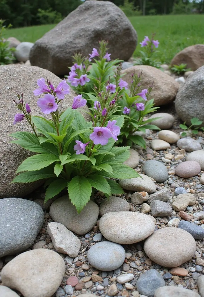 30 Beautiful Bee Balm Plant Ideas for Your Garden 16 30 Beautiful Bee Balm Plant Ideas for Your Garden - 16. Bee Balm in Rock Gardens