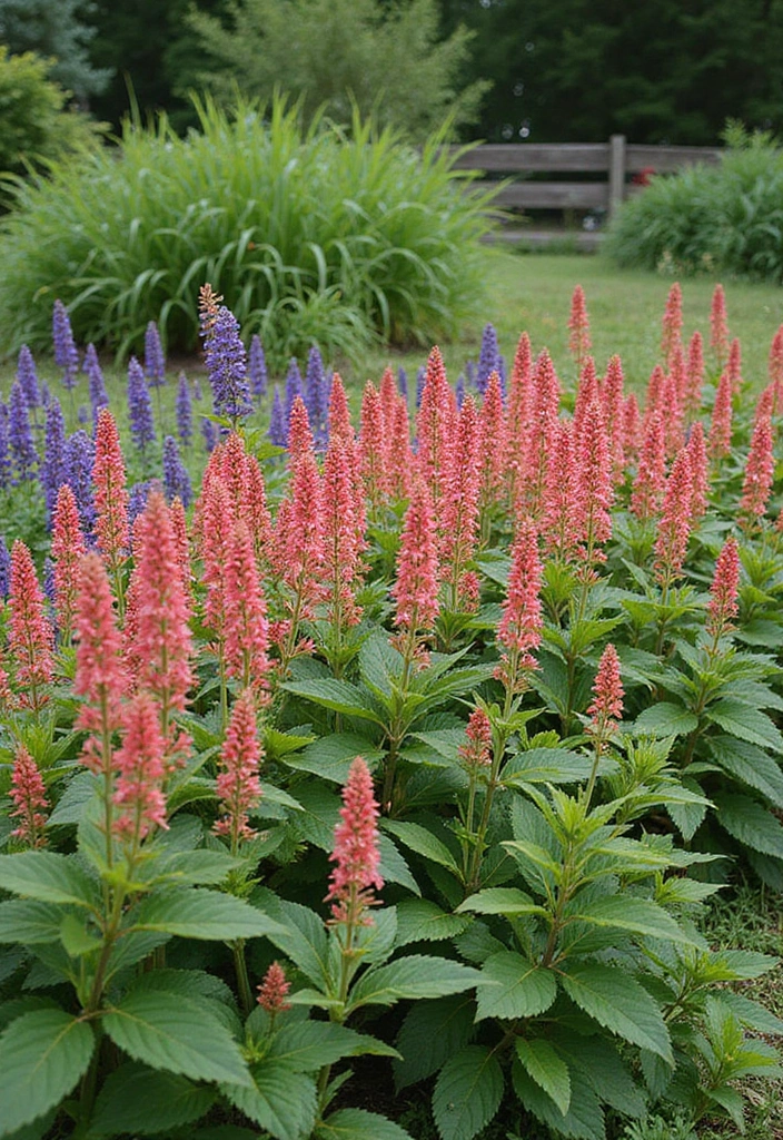 30 Beautiful Bee Balm Plant Ideas for Your Garden 27 30 Beautiful Bee Balm Plant Ideas for Your Garden - 27. Bee Balm for Natural Fencing