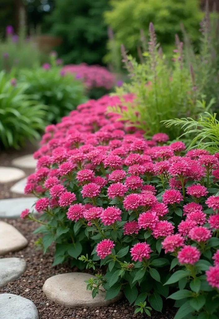 30 Beautiful Bee Balm Plant Ideas for Your Garden 7 30 Beautiful Bee Balm Plant Ideas for Your Garden - 7. Colorful Group Planting