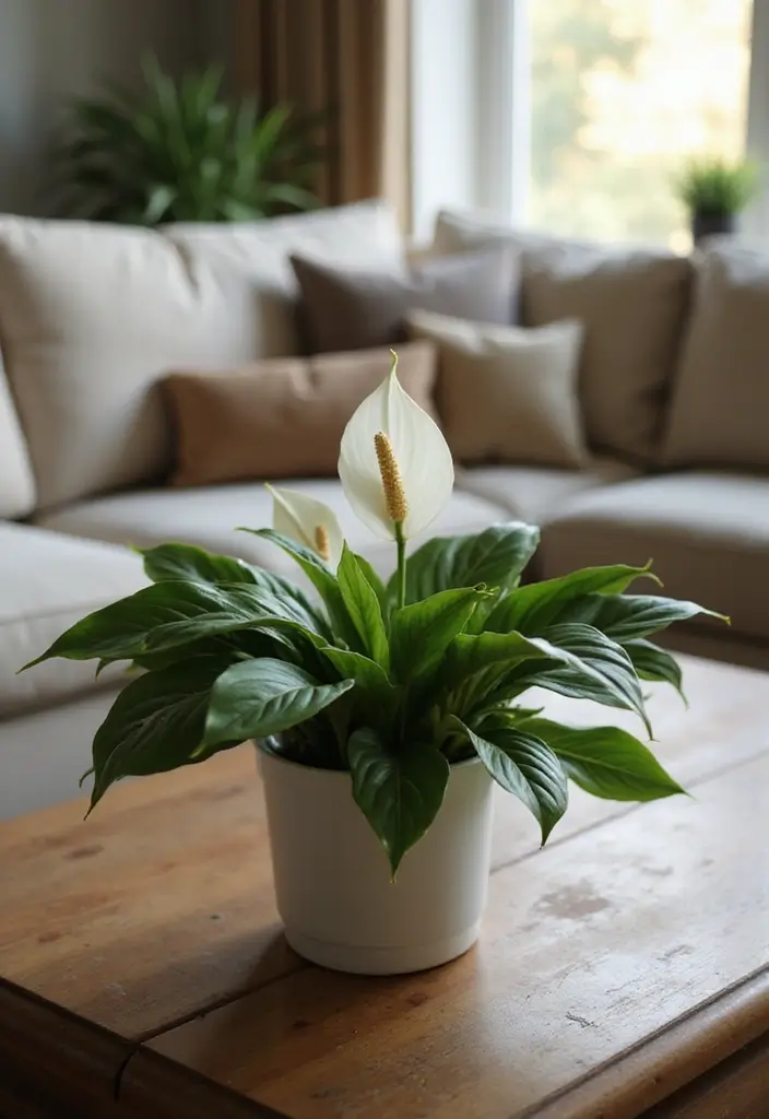 30 Best Plants for Your Room to Improve Air and Mood 2 30 Best Plants for Your Room to Improve Air and Mood - 2. Peace Lily (Spathiphyllum)