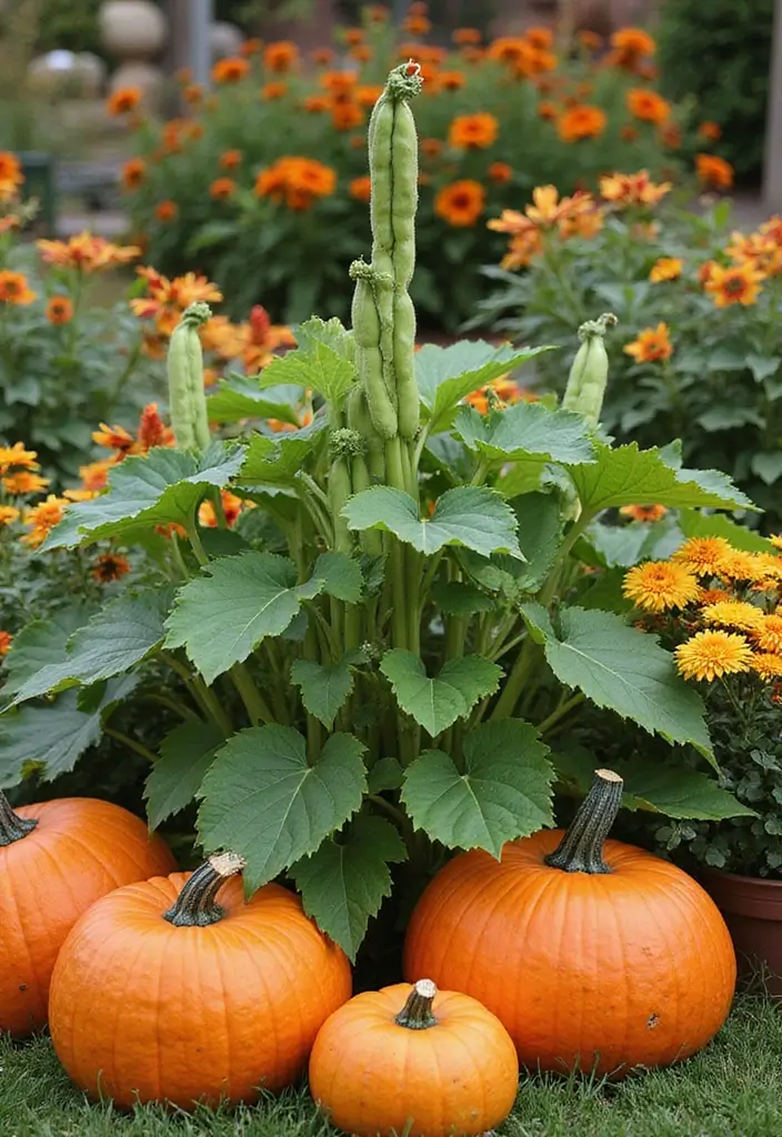 30 Castor Bean Plant Ideas for Bold Garden Statements 20 30 Castor Bean Plant Ideas for Bold Garden Statements - 20. Castor Beans as Seasonal Decor