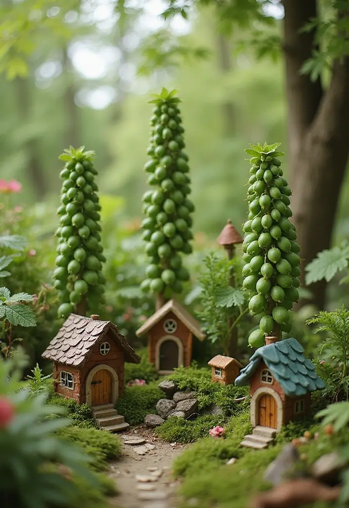 30 Castor Bean Plant Ideas for Bold Garden Statements 25 30 Castor Bean Plant Ideas for Bold Garden Statements - 25. Castor Beans in Fairy Gardens