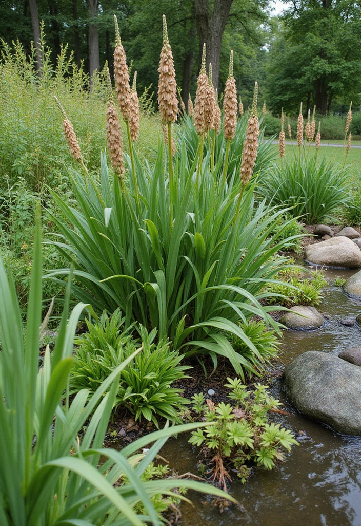 30 Cat Tails Plant Ideas for Water Gardens and Ponds 16 30 Cat Tails Plant Ideas for Water Gardens and Ponds - 16. Design a Rain Garden