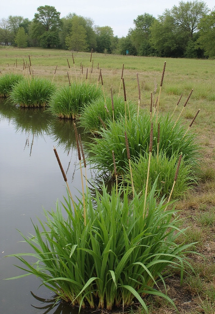 30 Cat Tails Plant Ideas for Water Gardens and Ponds 20 30 Cat Tails Plant Ideas for Water Gardens and Ponds - 20. Utilize Cat Tails for Erosion Control