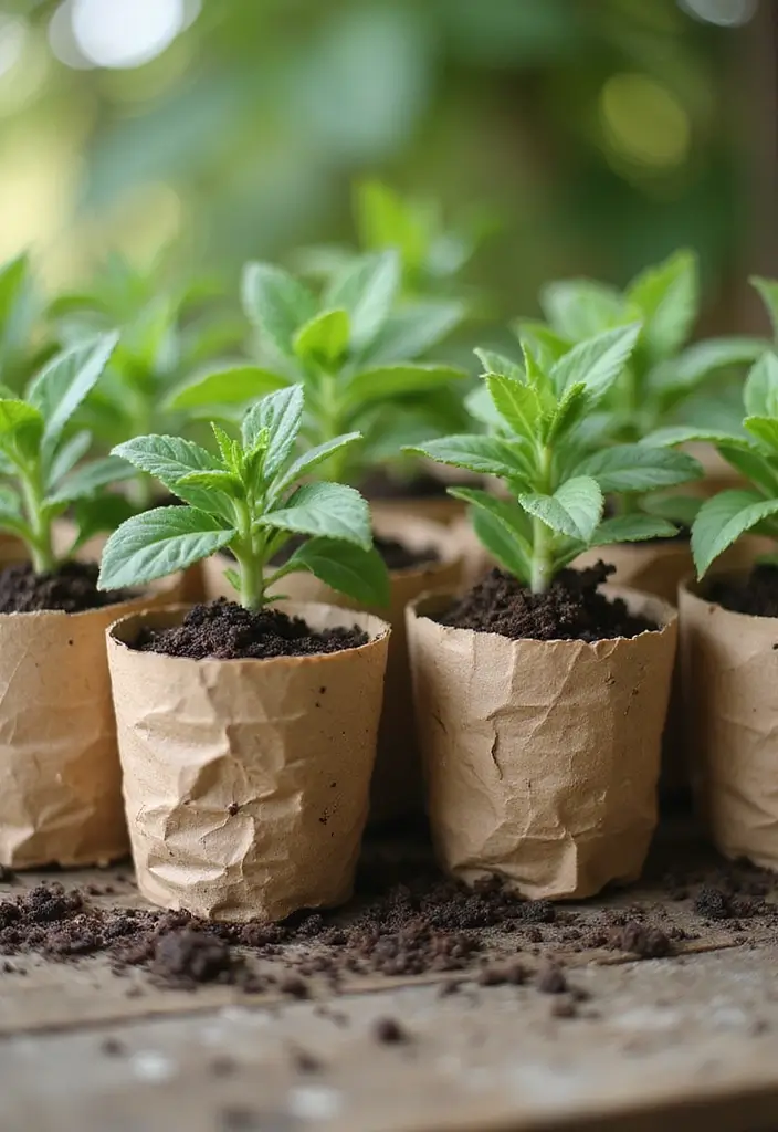 30 Clever Plant Packaging Ideas for Gifts and Shops 15 30 Clever Plant Packaging Ideas for Gifts and Shops - 15. Newspaper Seedling Pots