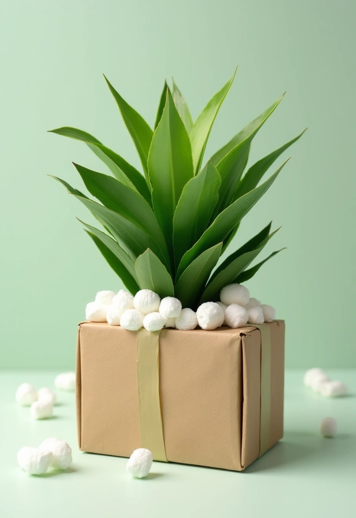 30 Clever Plant Packaging Ideas for Gifts and Shops 27 30 Clever Plant Packaging Ideas for Gifts and Shops - 27. Biodegradable Packing Peanuts