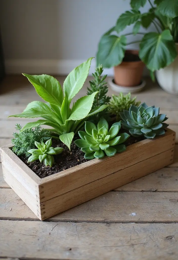 30 Cozy Plant Corner Ideas That Instantly Upgrade Your Room 19 30 Cozy Plant Corner Ideas That Instantly Upgrade Your Room - 19. DIY Plant Box