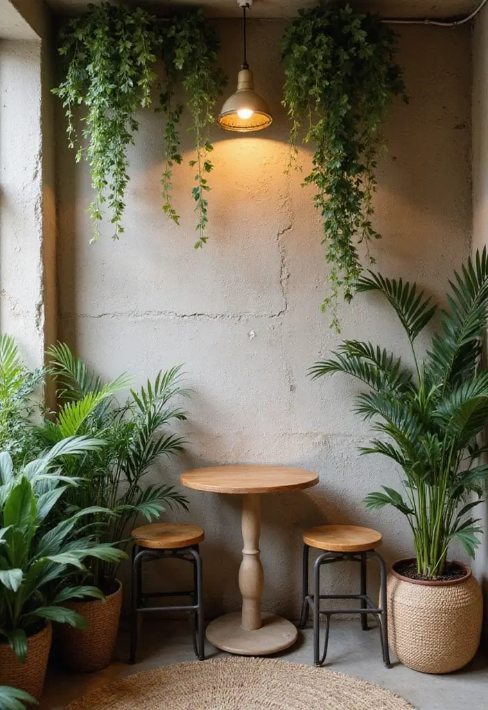 30 Cozy Plant Corner Ideas That Instantly Upgrade Your Room 29 30 Cozy Plant Corner Ideas That Instantly Upgrade Your Room - 29. Corner with Textured Wall