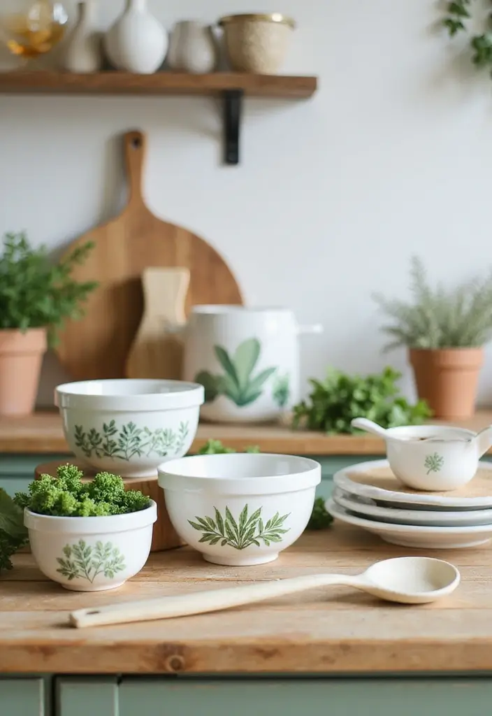 30 Crazy Plant Lady Decor and Lifestyle Ideas 19 30 Crazy Plant Lady Decor and Lifestyle Ideas - 19. Plant-themed Kitchenware