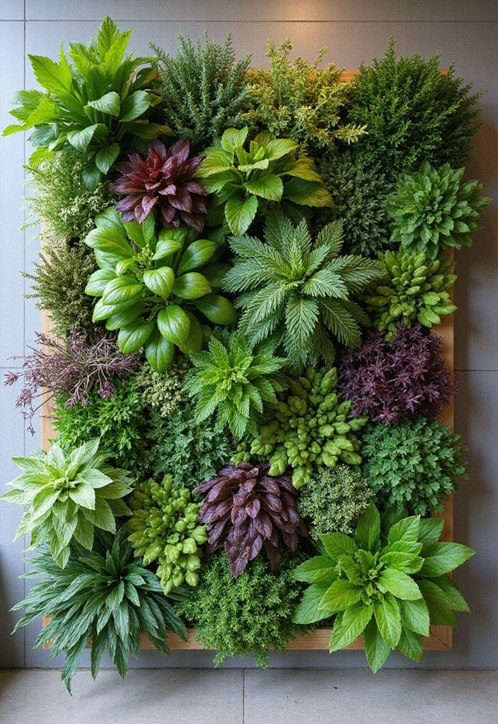30 Crazy Plant Lady Decor and Lifestyle Ideas 2 30 Crazy Plant Lady Decor and Lifestyle Ideas - 2. Vertical Garden Wall