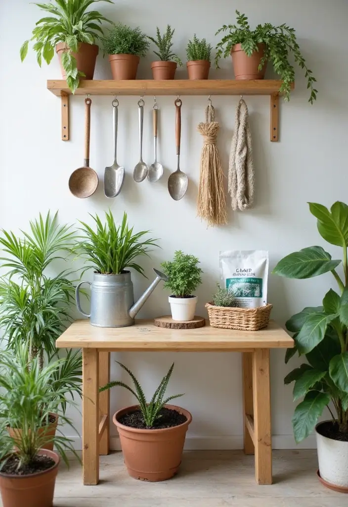 30 Crazy Plant Lady Decor and Lifestyle Ideas 6 30 Crazy Plant Lady Decor and Lifestyle Ideas - 6. Plant Care Station
