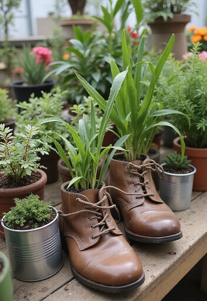 30 Creative Plant Nursery Ideas to Start Your Own Green Business 7 30 Creative Plant Nursery Ideas to Start Your Own Green Business - 7. Repurposed Planters