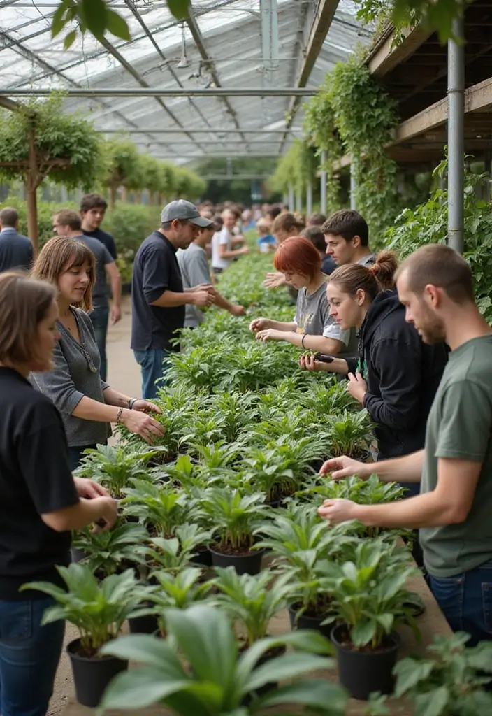 30 Creative Plant Nursery Ideas to Start Your Own Green Business 8 30 Creative Plant Nursery Ideas to Start Your Own Green Business - 8. Plant Swaps and Community Events