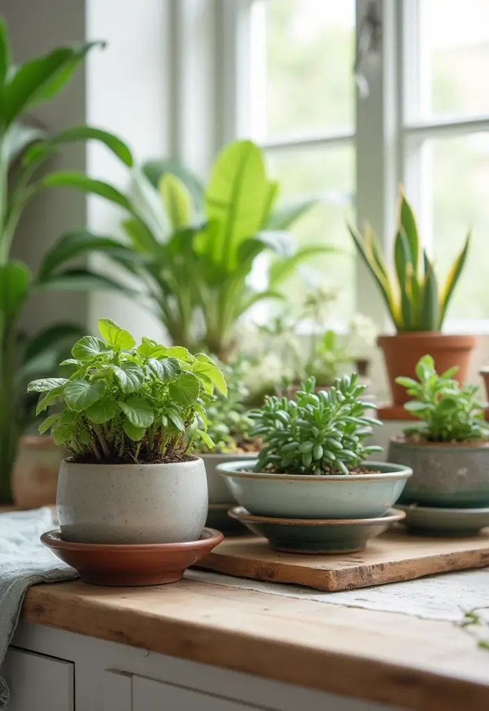 30 Creative Plant Saucer Ideas You Didn’t Know You Needed 11 30 Creative Plant Saucer Ideas You Didn’t Know You Needed - 11. Repurposed Baking Sheets