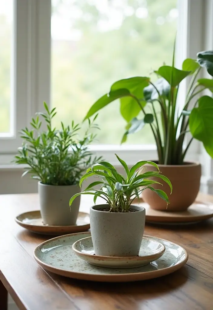 30 Creative Plant Saucer Ideas You Didn’t Know You Needed 13 30 Creative Plant Saucer Ideas You Didn’t Know You Needed - 13. Decorative Serving Trays