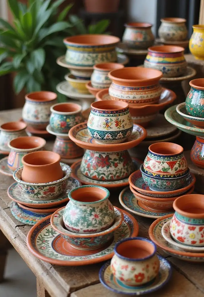 30 Creative Plant Saucer Ideas You Didn’t Know You Needed 17 30 Creative Plant Saucer Ideas You Didn’t Know You Needed - 17. Hand-painted Terracotta Pots