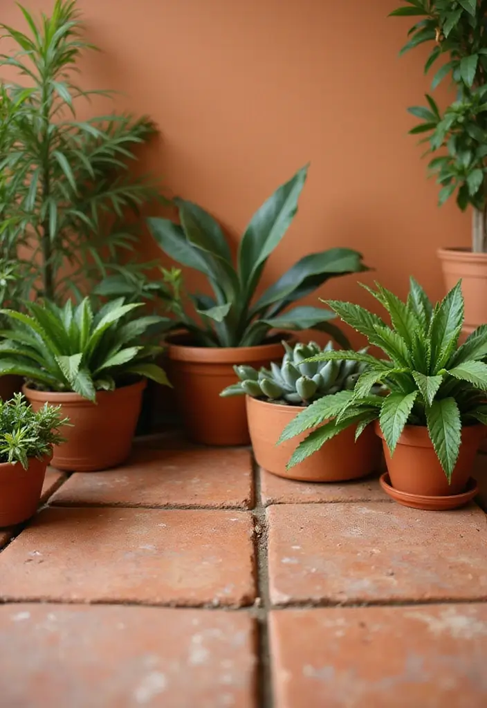 30 Creative Plant Saucer Ideas You Didn’t Know You Needed 2 30 Creative Plant Saucer Ideas You Didn’t Know You Needed - 2. Terracotta Tile Saucers