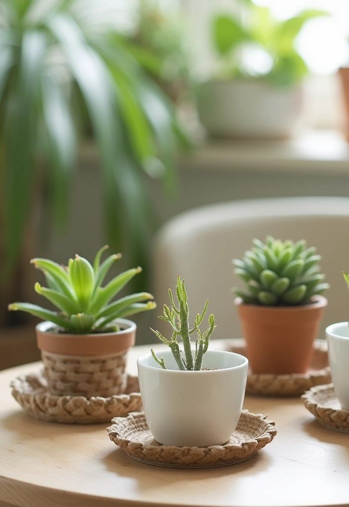 30 Creative Plant Saucer Ideas You Didn’t Know You Needed 30 30 Creative Plant Saucer Ideas You Didn’t Know You Needed - 30. Eco-friendly Fabric Saucers