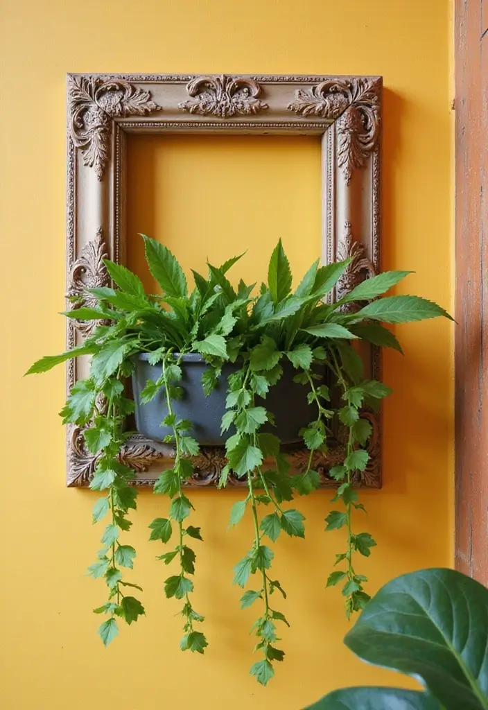 30 Creative Plant Vase Ideas for Every Style 14 30 Creative Plant Vase Ideas for Every Style - 14. Picture Frame Planters