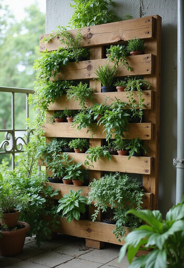 30 Creative Plant Vase Ideas for Every Style 15 30 Creative Plant Vase Ideas for Every Style - 15. Pallet Planters