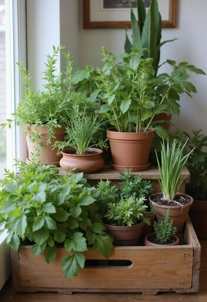 30 Creative Plant Vase Ideas for Every Style 3 30 Creative Plant Vase Ideas for Every Style - 3. Wooden Crates Charm