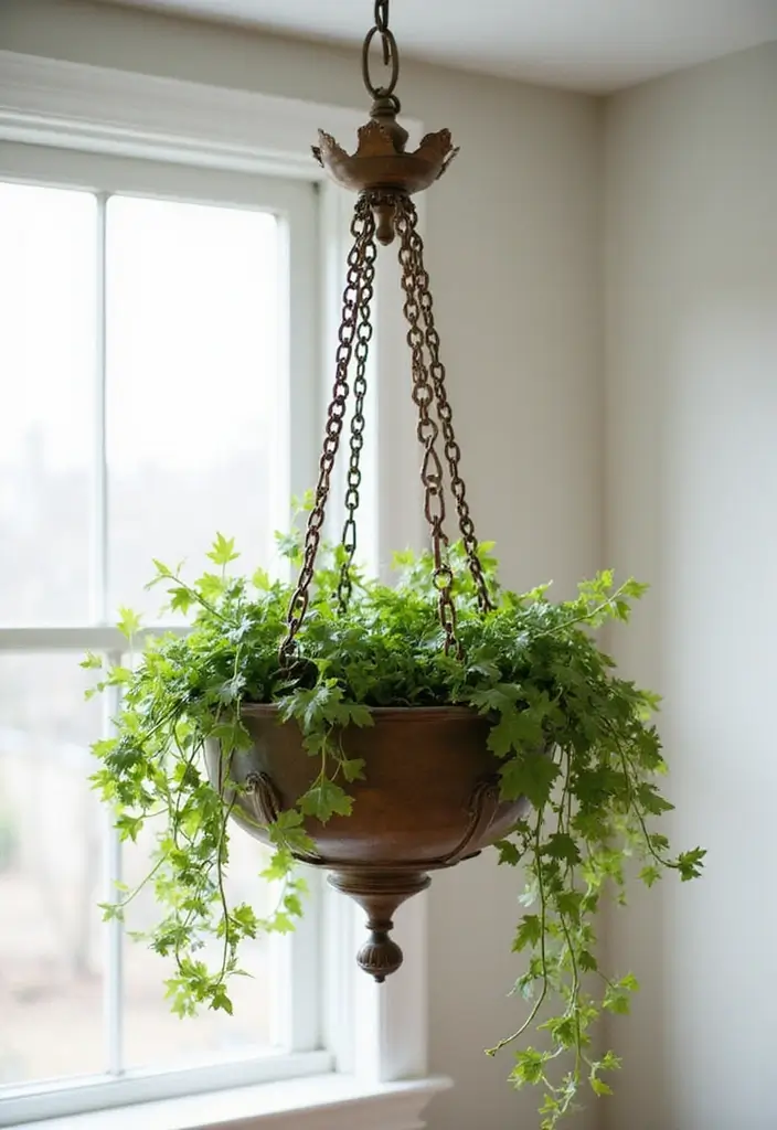 30 Creative Plant Vase Ideas for Every Style 30 30 Creative Plant Vase Ideas for Every Style - 30. Upcycled Light Fixtures