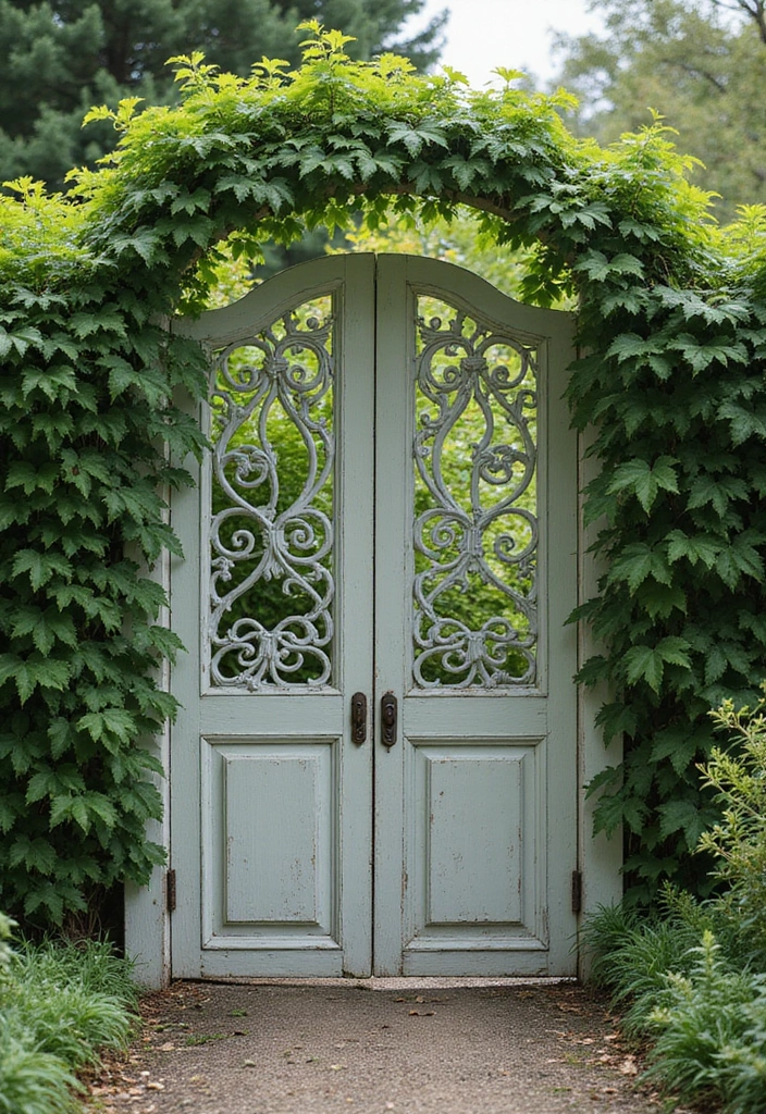 30 DIY Plant Supports You Can Easily Make at Home 14 30 DIY Plant Supports You Can Easily Make at Home - 14. Decorative Fence Panels