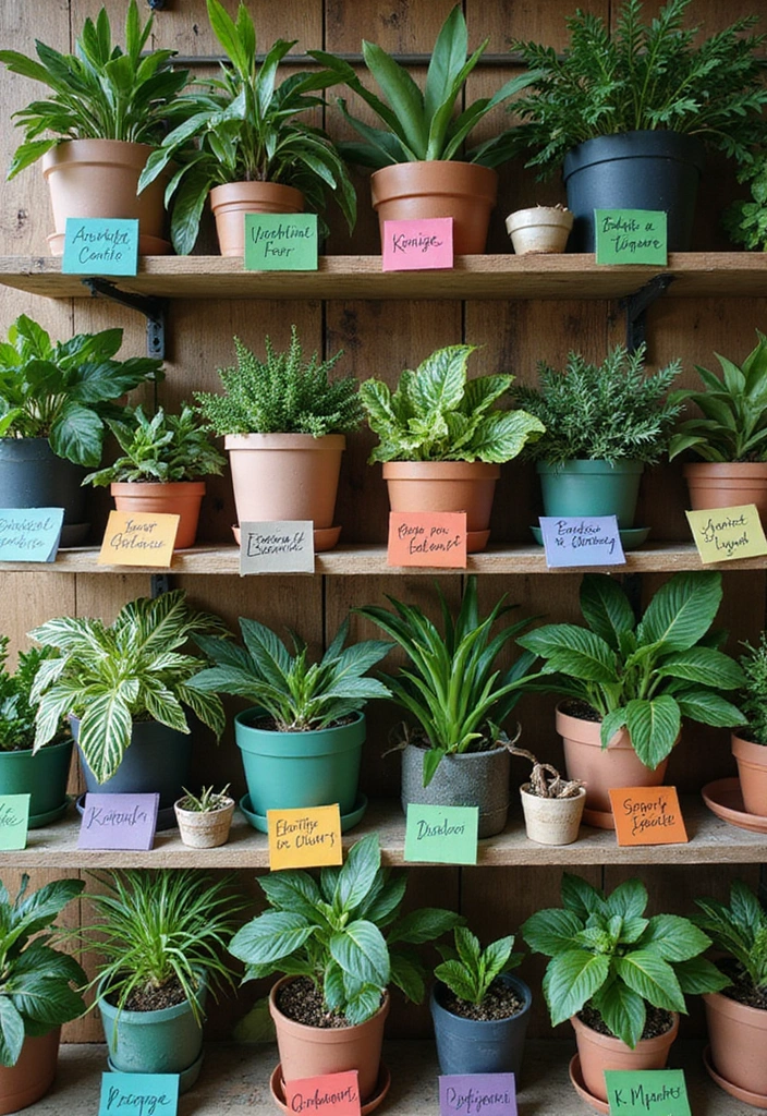 30 Essential Plant Care Tips Every Beginner Should Know - 13. Utilize Plant Labels for Identification