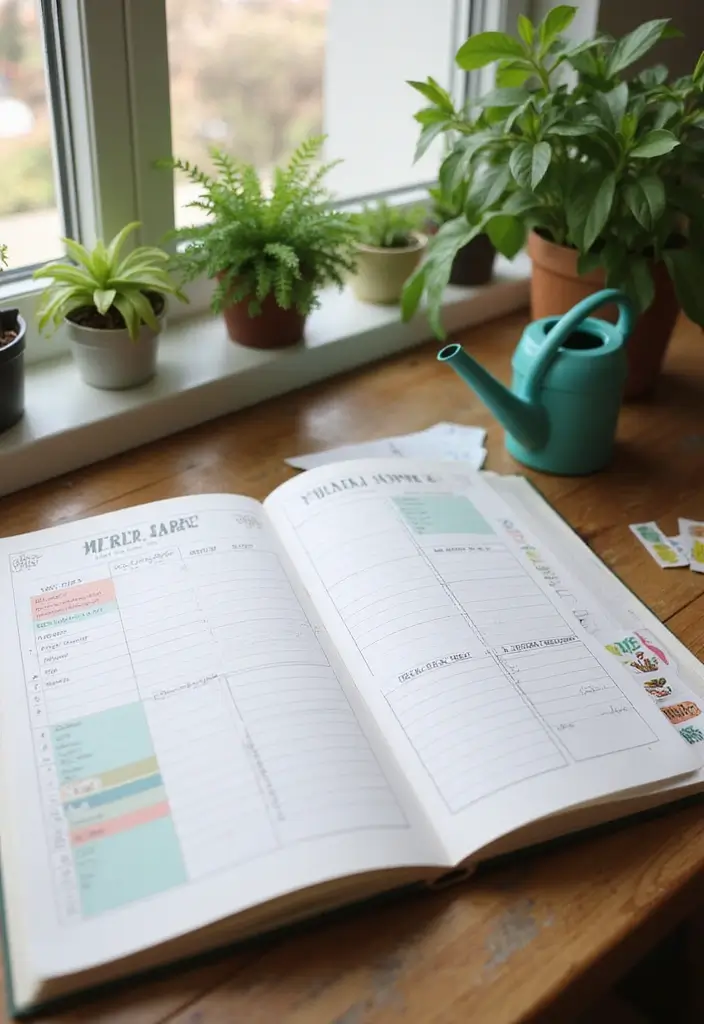 30 Fun Plant Journal Ideas for Every Plant Lover 1 30 Fun Plant Journal Ideas for Every Plant Lover - 1. Weekly Plant Care Tracker