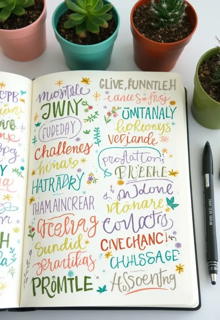 30 Fun Plant Journal Ideas for Every Plant Lover 12 30 Fun Plant Journal Ideas for Every Plant Lover - 12. Monthly Plant Challenges