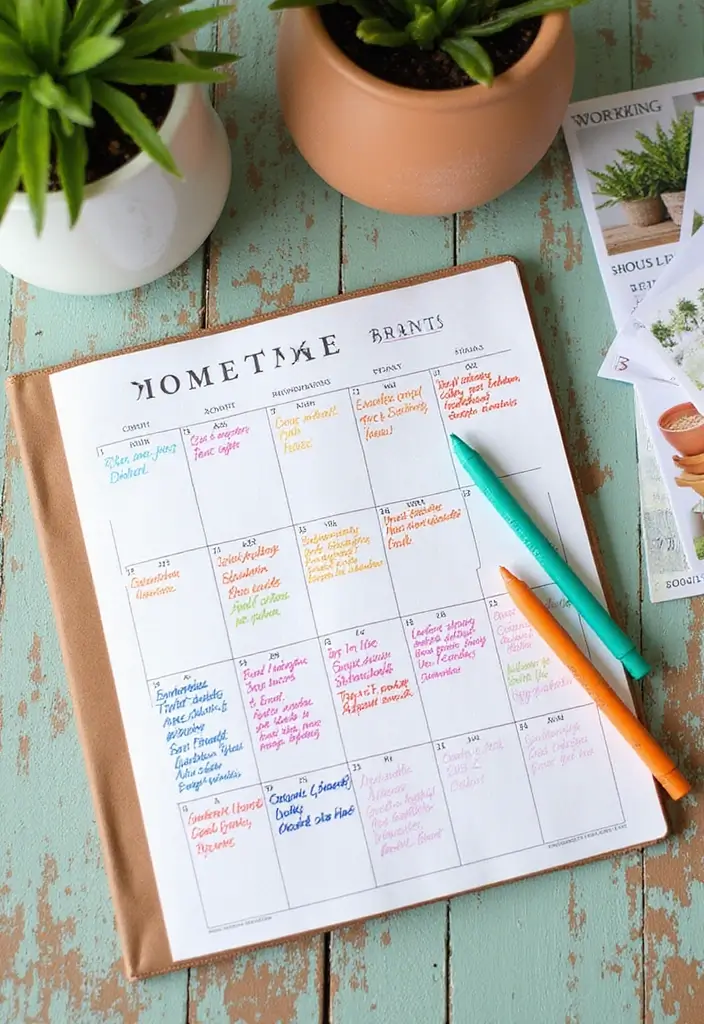 30 Fun Plant Journal Ideas for Every Plant Lover 16 30 Fun Plant Journal Ideas for Every Plant Lover - 16. Plant Event Calendar
