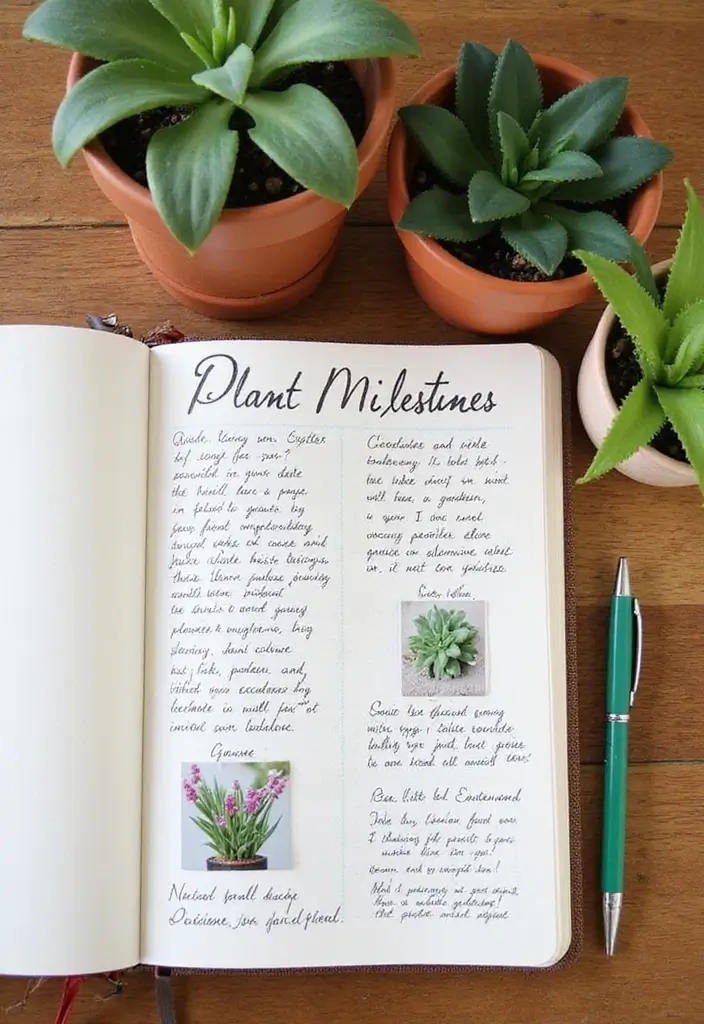 30 Fun Plant Journal Ideas for Every Plant Lover 30 30 Fun Plant Journal Ideas for Every Plant Lover - 30. Personal Plant Milestones