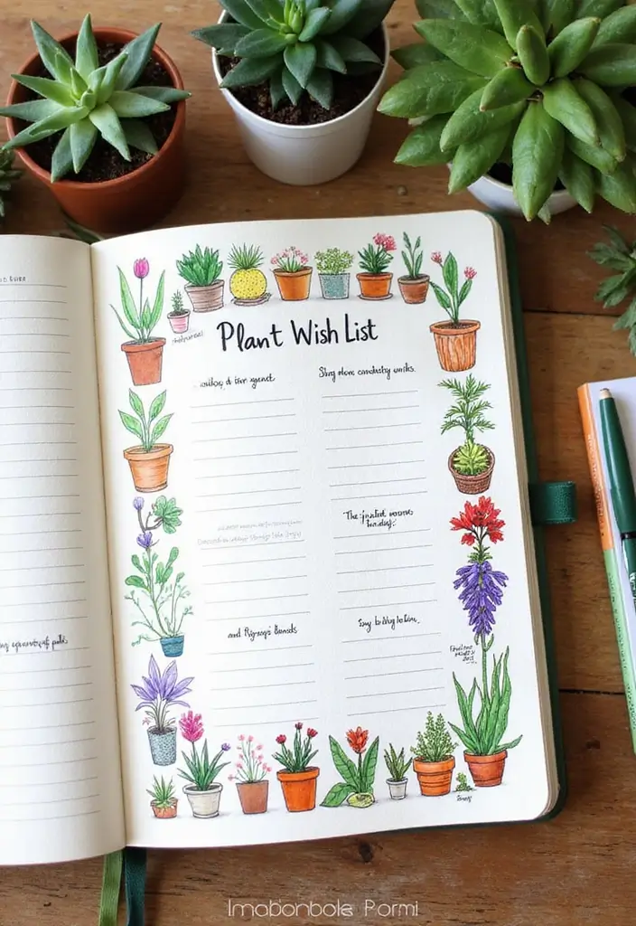 30 Fun Plant Journal Ideas for Every Plant Lover 4 30 Fun Plant Journal Ideas for Every Plant Lover - 4. Plant Wish List