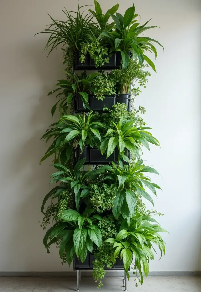30 Hanging Plant Ideas That Add Life to Any Room 11 30 Hanging Plant Ideas That Add Life to Any Room - 11. Hanging Plant Columns
