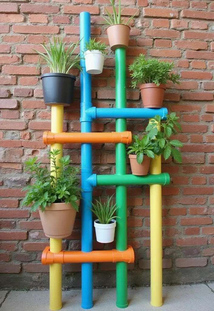 30 Hanging Plant Ideas That Add Life to Any Room 16 30 Hanging Plant Ideas That Add Life to Any Room - 16. PVC Pipe Planters