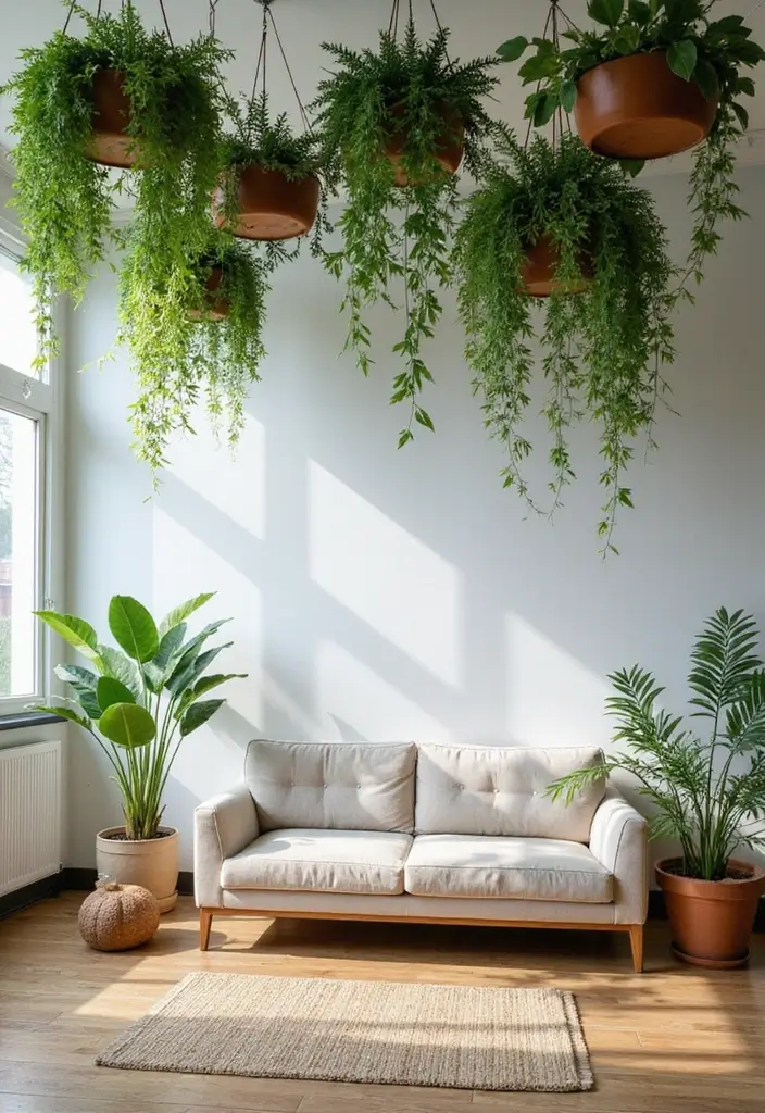 30 Hanging Plant Ideas That Add Life to Any Room 3 30 Hanging Plant Ideas That Add Life to Any Room - 3. Ceiling Planters