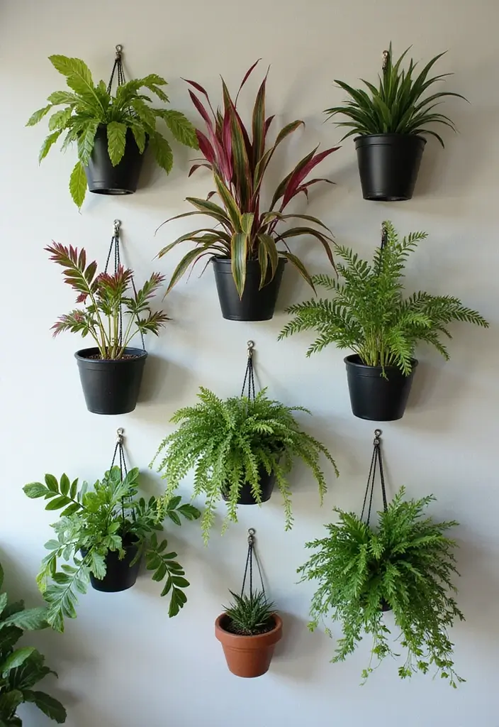 30 Indoor Plant Stand Ideas to Maximize Small Spaces 17 30 Indoor Plant Stand Ideas to Maximize Small Spaces - 17. Wall-mounted Planters