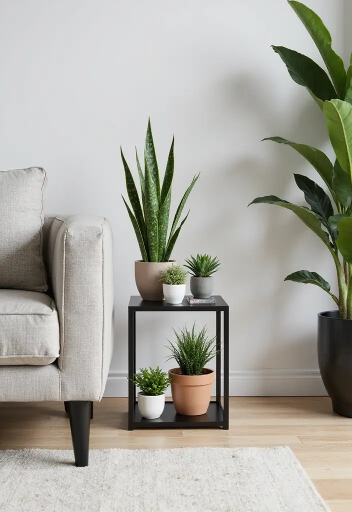 30 Indoor Plant Stand Ideas to Maximize Small Spaces 9 30 Indoor Plant Stand Ideas to Maximize Small Spaces - 9. Compact Cube Plant Stands