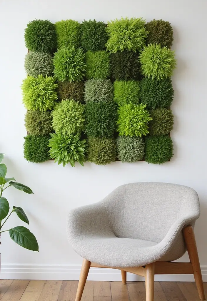 30 Indoor Plant Wall Ideas for a Green Home Vibe - 27. DIY Moss Wall