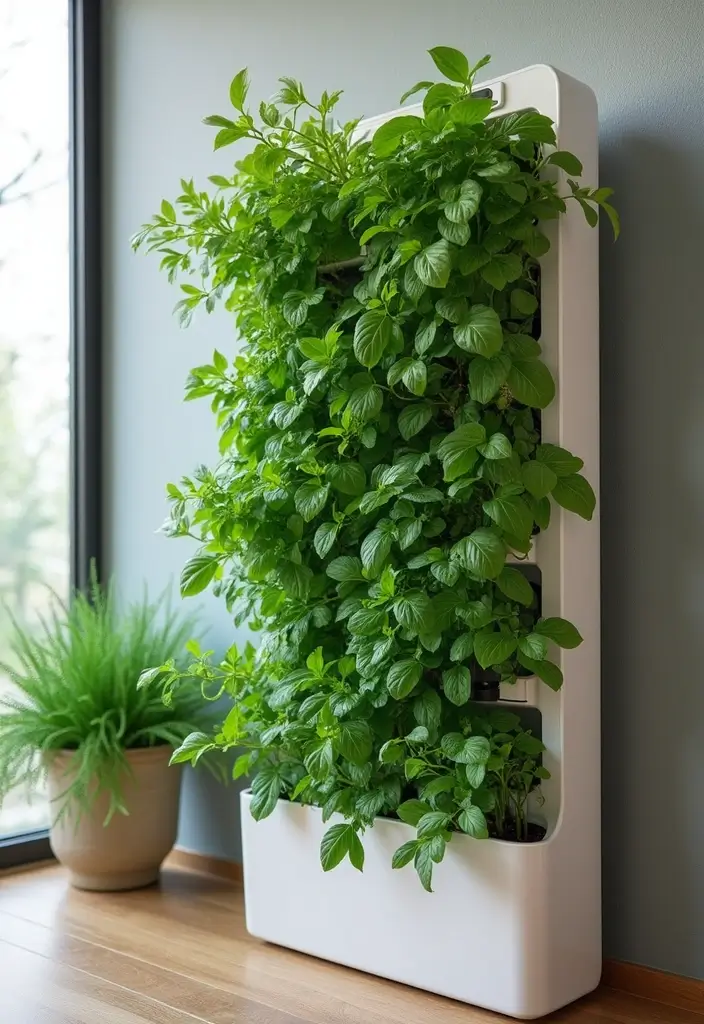 30 Indoor Plant Wall Ideas for a Green Home Vibe - 8. Vertical Hydroponic Systems