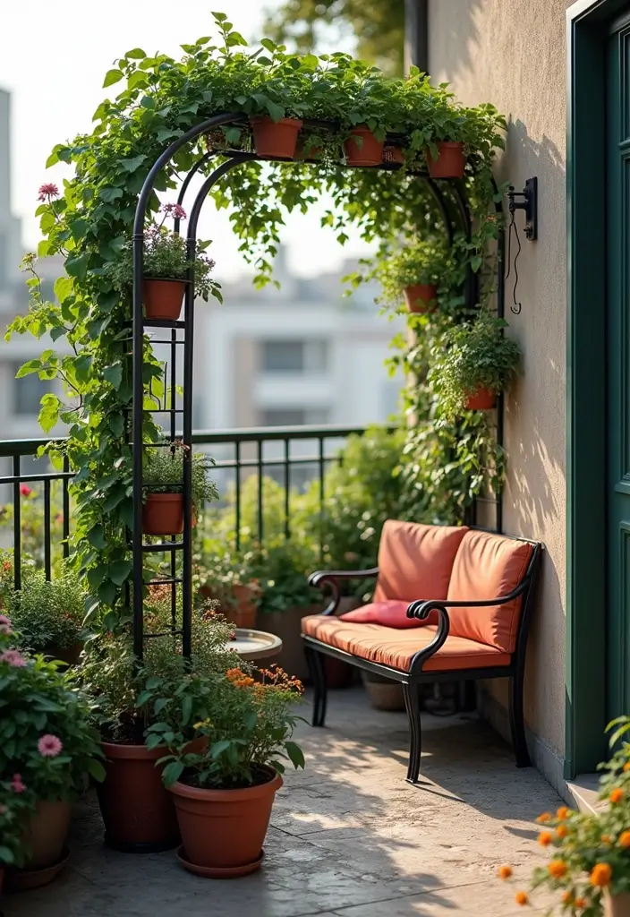 30 Iron Plant Stand Ideas That Look Chic and Sturdy 30 30 Iron Plant Stand Ideas That Look Chic and Sturdy - 30. Dual-Purpose Iron Stand