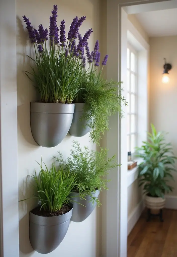 30 Lavender Plant Aesthetic Inspirations for Relaxing Spaces 1 30 Lavender Plant Aesthetic Inspirations for Relaxing Spaces - 1. Lavender Herb Wall